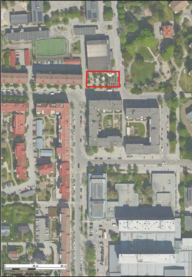 Markering av ändringar på Kyrkvägen